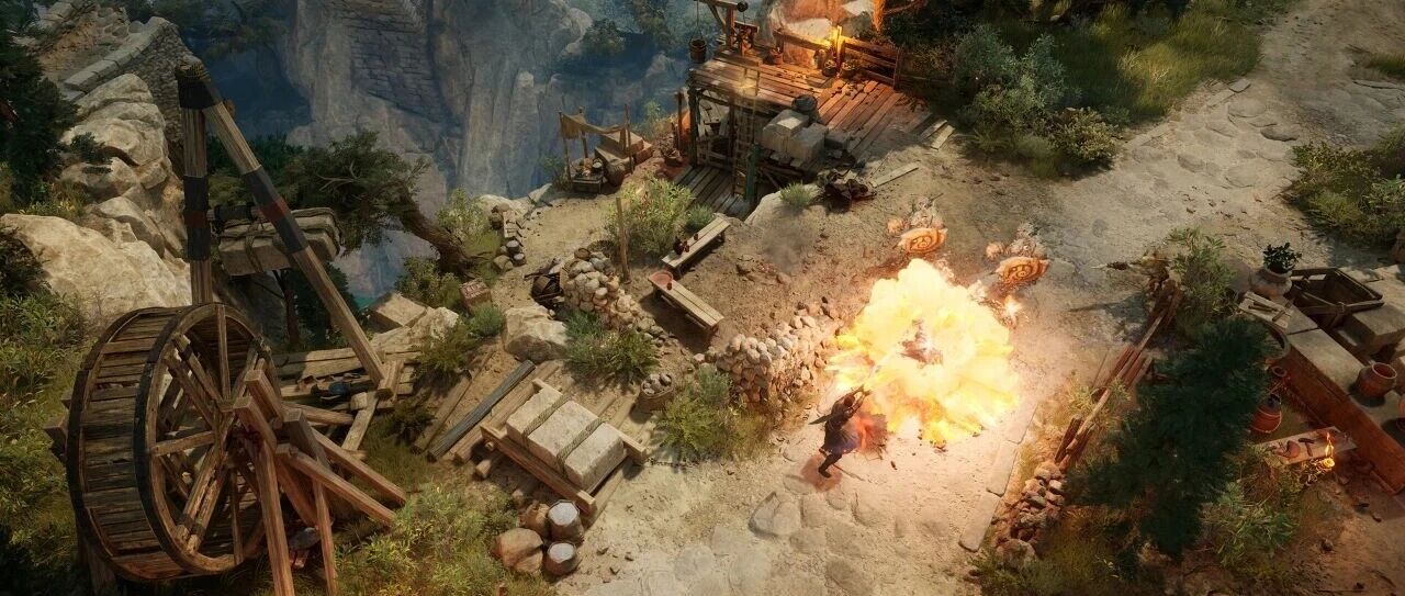 复仇女神战斗场景