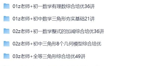 初中数学专项资料封面