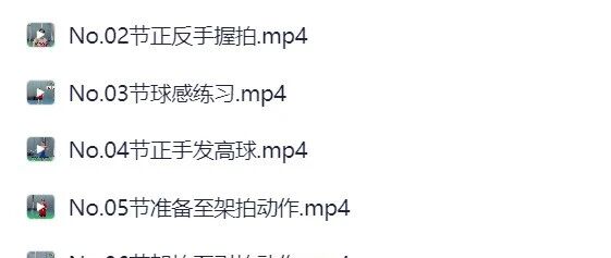 羽毛球入门动作示范