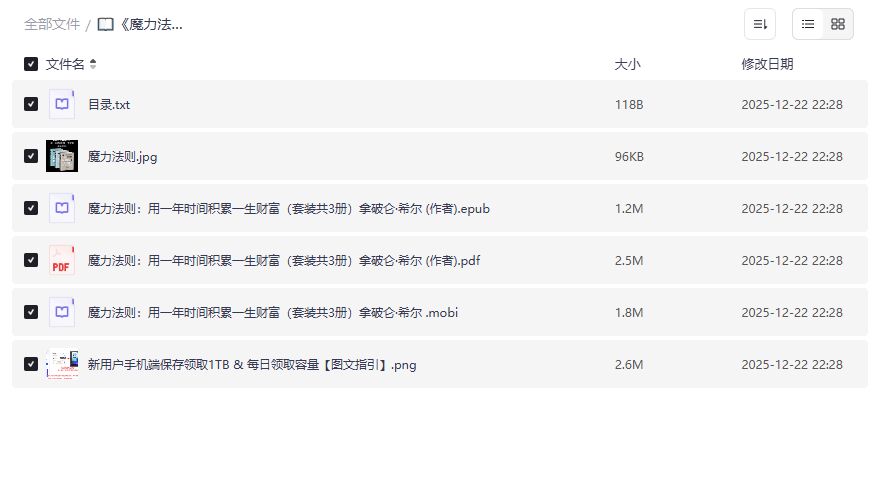 如何用一年时间积累一生财富？拿破仑·希尔魔力法则3册套装真的有用吗