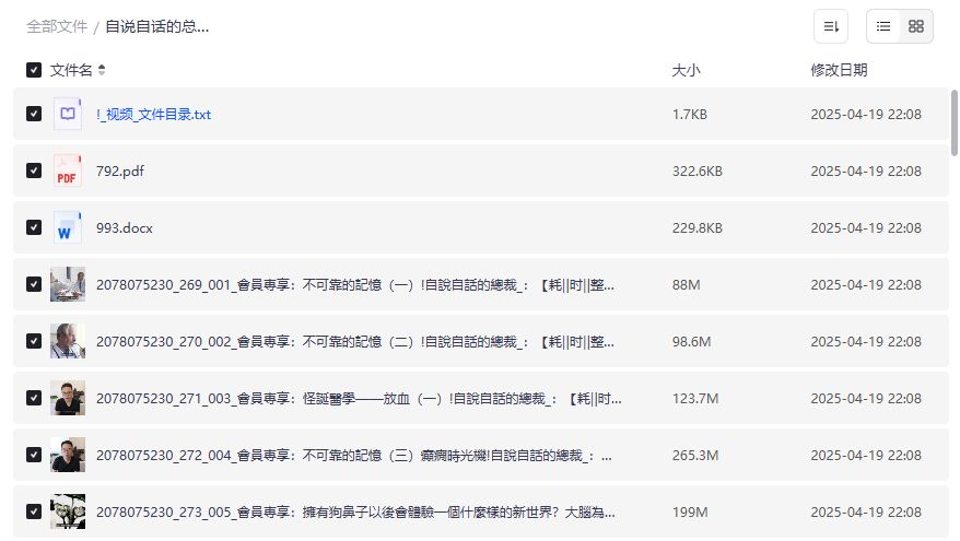 如何免费下载自说自话的总裁全集资源？夸克网盘高清无删减版获取指南