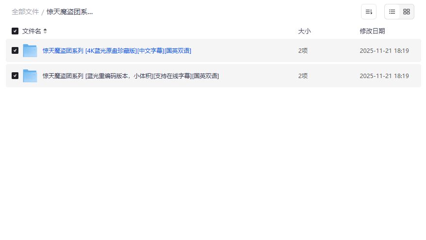 惊天魔盗团4K蓝光原盘在哪下载？国英双语中文字幕珍藏版资源分享