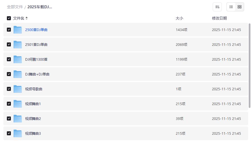 2025车载DJ大合集5700首哪里能免费下载无损音质资源