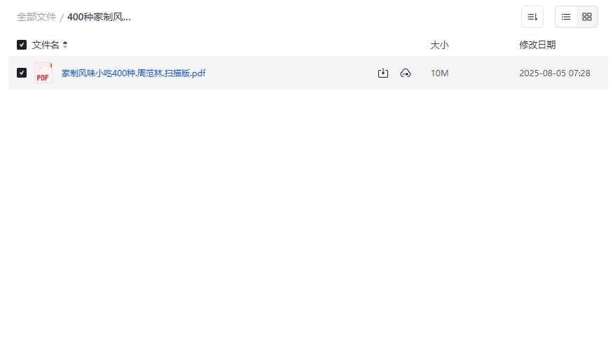 400种家制风味小吃制作方法大全真的值得收藏吗附夸克网盘资源