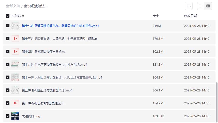 汤液经法图全套中医经方课程视频下载 肝木肾水桂枝汤肾气丸一次打包 汤液经法图全套中医经方课程视频下载 肝木肾水桂枝汤肾气丸一次打包
