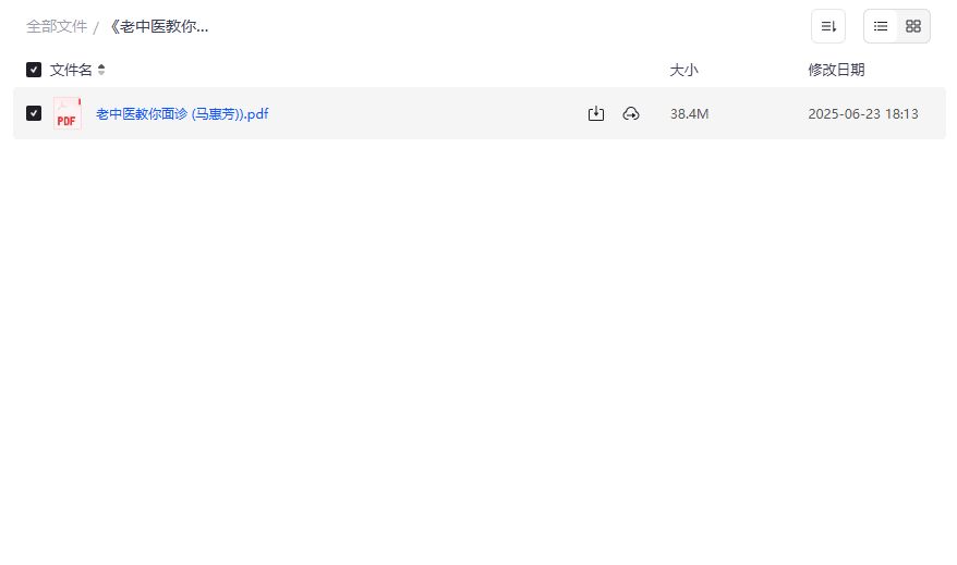 老中医面诊高清图解PDF免费下载 面部反射区与五脏六腑关系一目了然