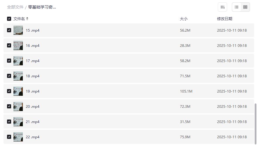 零基础奇门遁甲入门到精通视频教程全套下载夸克网盘资源
