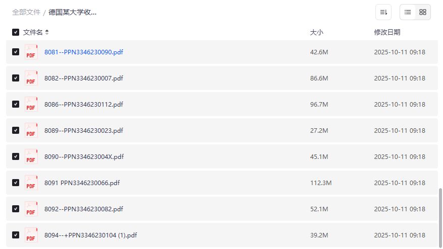 德国大学珍藏中医古籍电子版免费下载 稀缺中医古籍PDF合集夸克网盘资源