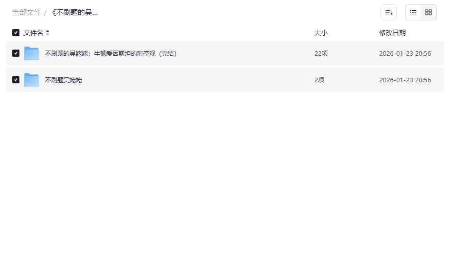 不刷题的吴姥姥资源截图