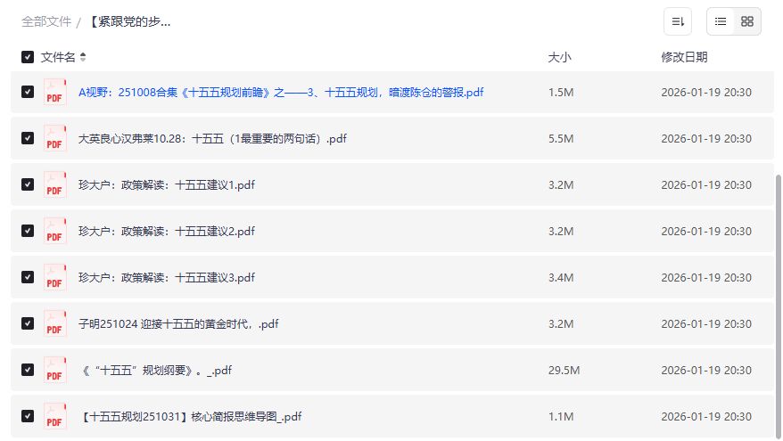 十五五规划解读合集PDF下载 卢克文珍大户政策前瞻投资蓝图一次打包 十五五规划解读合集PDF下载 卢克文珍大户政策前瞻投资蓝图一次打包