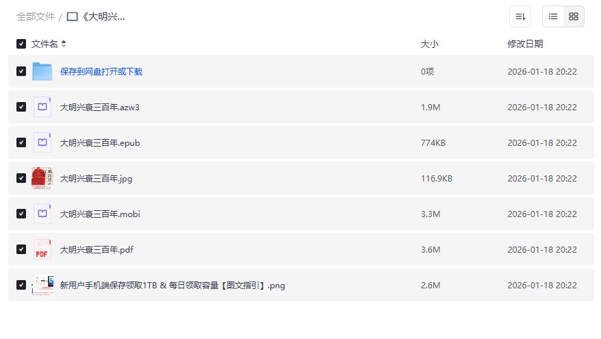 大明兴衰三百年资源截图