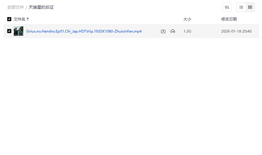 天狼星反证高清1080P夸克网盘资源免费下载|日语中字无删减版 天狼星反证高清1080P夸克网盘资源免费下载|日语中字无删减版