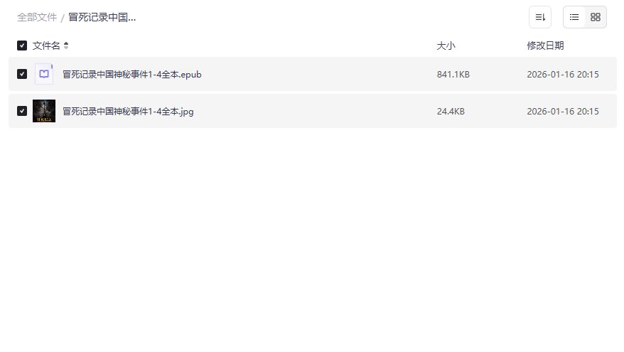 冒死记录中国神秘事件封面预览