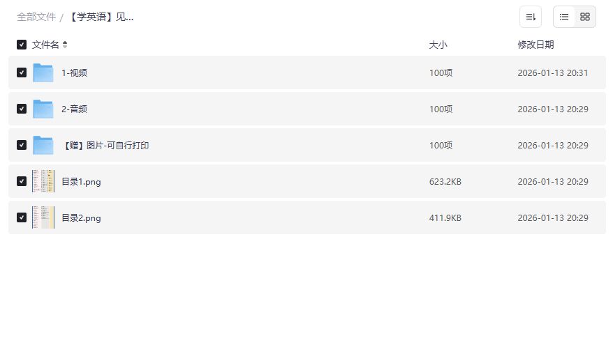 见物能聊英语口语速成资料包2026年职场社交必备神器