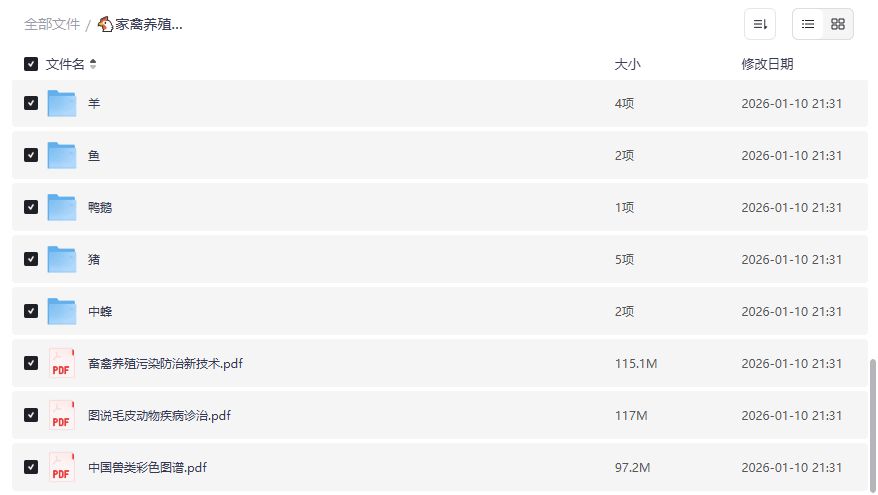 2026年最新家禽家畜特种养殖技术大全下载,从鸡鸭鹅到水蛭小龙虾一本通,零门槛致富秘籍 2026年最新家禽家畜特种养殖技术大全下载,从鸡鸭鹅到水蛭小龙虾一本通,零门槛致富秘籍
