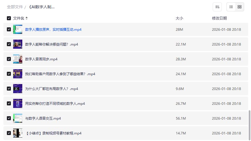 AI数字人制作教程2026年全套免费下载，零基础到变现大神速成指南