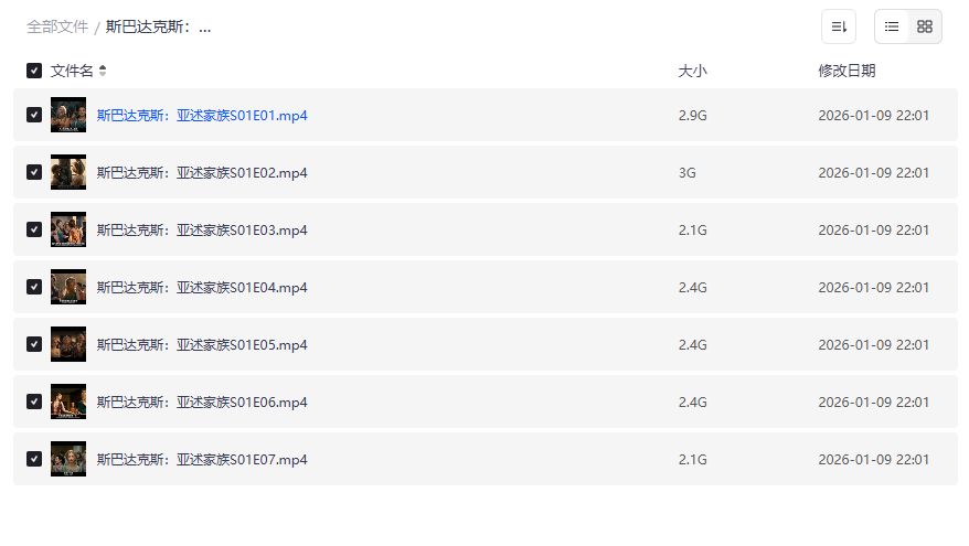 斯巴达克斯亚述家族2025全季网盘资源下载美剧迷必看高清无删减版2026年更新 斯巴达克斯亚述家族2025全季网盘资源下载美剧迷必看高清无删减版2026年更新
