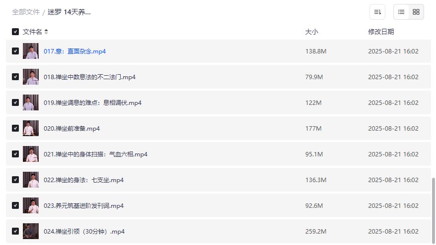 2026迷罗14天气功筑基训练营视频课下载,14天养元筑基进阶训练营全套资源免费领 2026迷罗14天气功筑基训练营视频课下载,14天养元筑基进阶训练营全套资源免费领