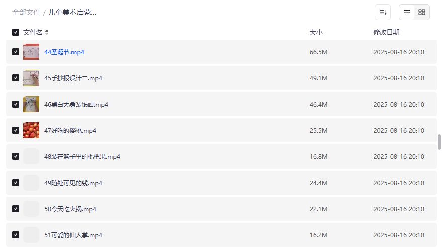 儿童美术启蒙96课视频教程免费下载，在家轻松学画画，2026年宝妈必备启蒙神器