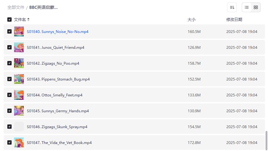 BBC英语启蒙动画小兽医维达2026全集免费下载，宝宝学英语磨耳朵神器，夸克网盘资源速领