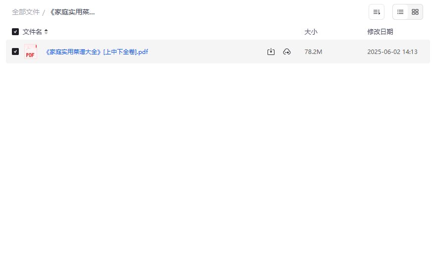 家庭实用菜谱大全上中下全卷PDF下载，2026年最新版，轻松解决家庭烹饪难题，提升厨艺必备资源
