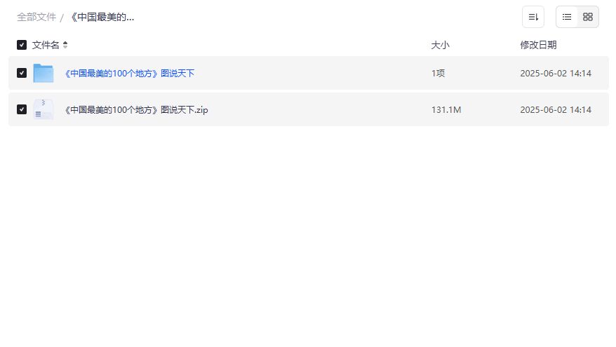 中国最美的100个地方图说天下人文地理巨著PDF电子书免费下载2026年最新版